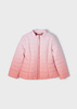 Mayoral Mini 3432-032 Kurtka przeciwwiatrowa dla dziewczynki z efektem ombre różowa