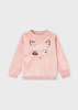 Mayoral Mini 4402-011 Bluza z aplikacją dla dziewczynki Nude