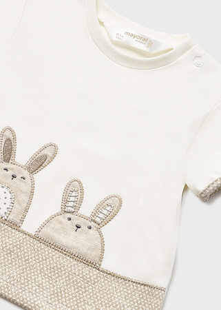 Mayoral Newborn 1619-015 Komplet 4-częściowy dla chłopca Beż