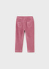 Mayoral Baby 514-029 Spodnie sztruksowe skinny fit dla dziewczynki  Rubor