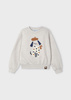 Mayoral Mini 4479-060 Bluza z haftem dla dziewczynki Piedra vig