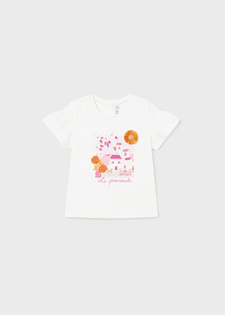 Mayoral Baby 1011-019 Koszulka z krótkim rękawem z aplikacją 3D Crudo