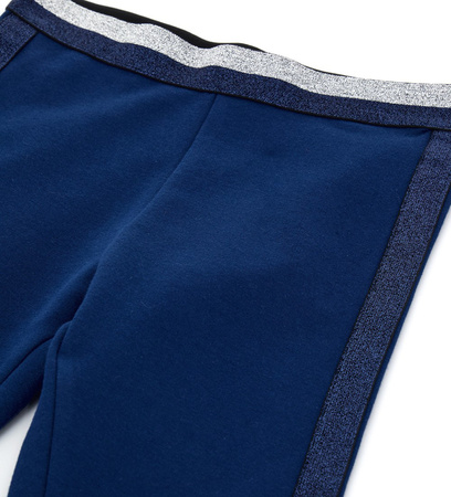 Original Marines DDA3696F Leginsy z lampasami dla dziewczynki Granat