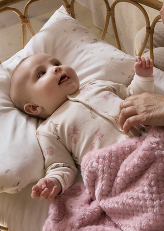 Mayoral Newborn 2703-092 Zestaw/Komplet 2 pajacyki Orquidea