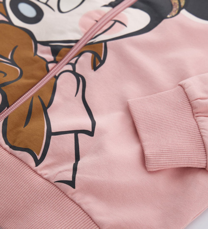 Original Marines DEAV3553F Bluza MINNIE zapinana na suwak dla dziewczynki Róż