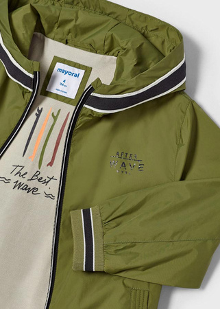 Mayoral Mini 3416-089 Kurtka przejściowa wiatrówka dla chłopca Zielona