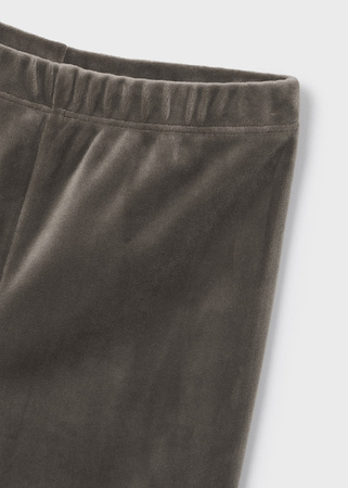 Mayoral Mini 4765-068 Komplet z aksamitnymi leginsami dla dziewczynki, Brąz