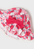 Mayoral Baby 1685-053 Komplet kąpielówki i kapelusz dla dziewczynki  Różowy