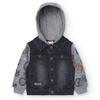 Boboli 319126  Kurtka jeansowa dla chłopca Black