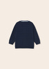 Mayoral Baby 1374-086 Kardigan z gładkiej dzianiny ECOFRIENDS dla chłopca  Granatowy