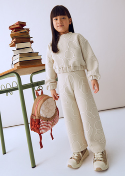 Mayoral Mini 4896-027 Dres 2-częściowy pikowany Arena