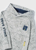 Mayoral Mini 3483-060 Bluza dla chłopca z obniżonymi ramionami Dust