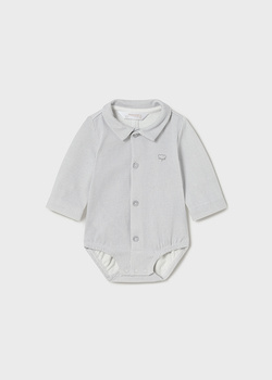 Mayoral Newborn 2759-069 Body koszulowe z długim rękawem ECOFRIENDS  gris