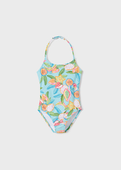 Mayoral Junior 6747-076 Strój kąpielowy (jednoczęściowy) dla dziewczynki Zielony