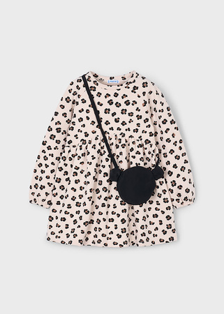 Mayoral Mini 4926-055 Sukienka dzianinowa z torebką Arena