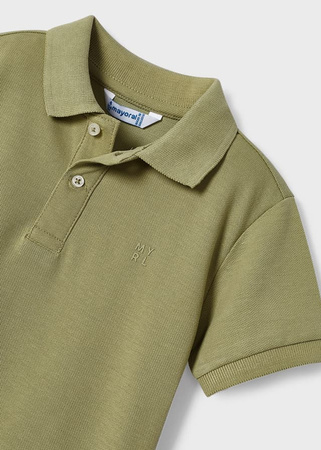 Mayoral Mini 150-088 Koszulka polo z krótkim rękawem ECOFRIENDS dla chłopca Zielona