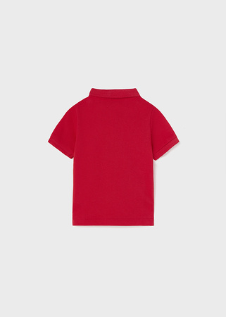Mayoral Baby 102-045 Koszulka polo z krótkim rękawem ECOFRIENDS dla chłopca Czerwona