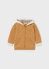 Mayoral Baby 2446-035 Bluza z kapturem zapinana na suwak dla chłopca  Cacahuete