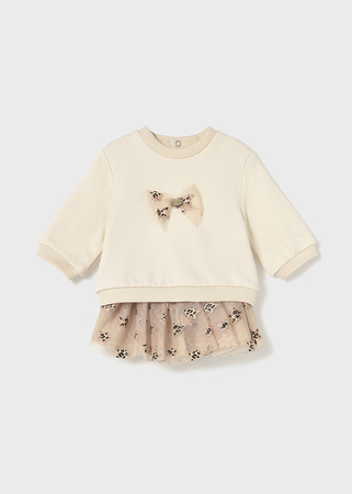 Mayoral Baby 2834-058 Komplet z tiulową spódniczką Ceramica