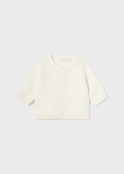 Mayoral Newborn 1360-086 Sweterek dla chłopca Crudo