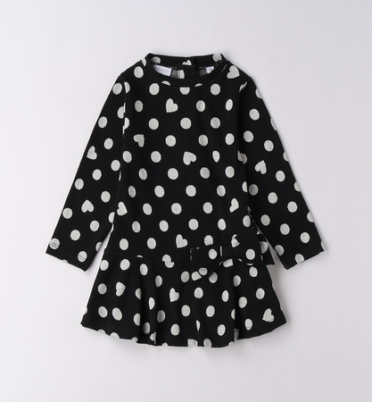Sarabanda 0F337/00 Sukienka dzianina Kropki