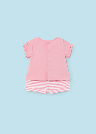 Mayoral Newborn 1634-079 Komplet z bawełny 4-częściowy dla dziewczynki Nectar