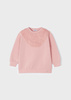 Mayoral Mini 4477-060 Bluza z haftem dla dziewczynki Różowa