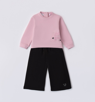 Sarabanda 0A350/00 Komplet 2-częściowy z szerokimi spodniami Fiolet