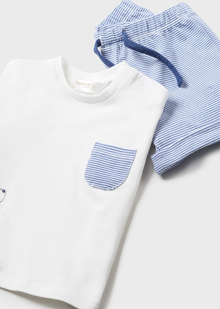 Mayoral Newborn 1626-016 Komplet 4-częściowy dla chłopca Cerulean