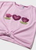 Mayoral Baby 1046-062 Koszulka z aplikacją 3D Malva