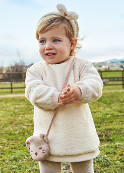 Mayoral Baby 2986-056 Sukienka z torebką Garbanzo