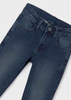 Mayoral Junior 6516-010 Spodnie jeansowe slim fit dla chłopca Kolor grey blue