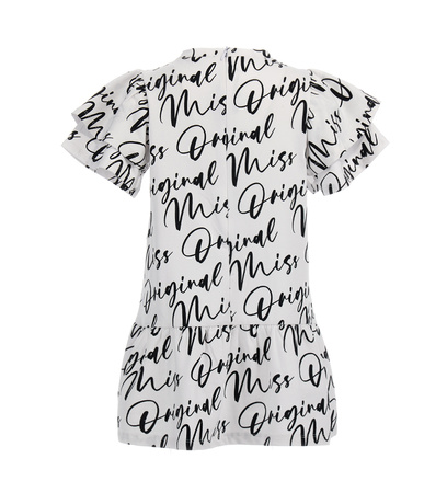 Original Marines DEP3072F Sukienka z nadrukiem Biała