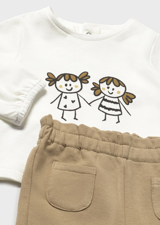 Mayoral Newborn 2633-054 Komplet 3-częściowy Cacahuete