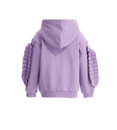 Original Marines DDA3568F Bluza zapinana na suwak dla dziewczynki Fioletowa