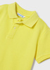 Mayoral Baby 102-047 Koszulka polo z krótkim rękawem ECOFRIENDS dla chłopca  Żółta