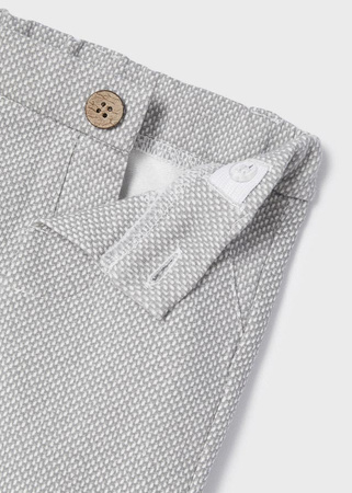 Mayoral Newborn 2518-046 Długie spodnie wizytowe dla noworodka szare