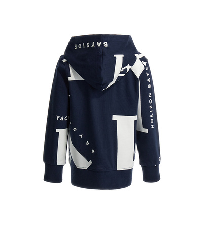 Original Marines DEP2014B Bluza z kapturem dla chłopca Granat