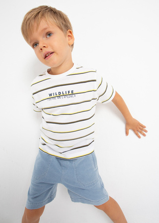 Mayoral Mini 3008-031 Zestaw 2 koszulek z krótkim rękawem dla chłopca ECOFRIENDS Żółty