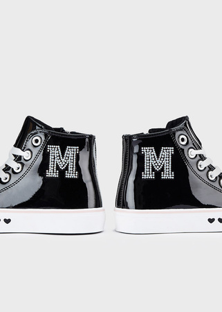 Mayoral Mini 44400-054 Buty sportowe na platformie dla dziewczynki Negro