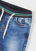 Mayoral Baby 1510-051 Długie spodnie jogger jeansowe dla chłopca Niebieskie