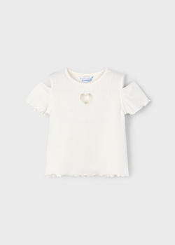Mayoral Mini 3005-064 Koszulka z wycięciami Crudo