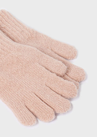 Mayoral 10344-075 Komplet czapka, komin i rękawiczki dla dziewczynki Różowy