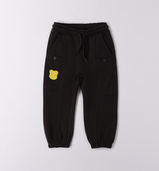 Ido 4F676/00 Długie spodnie dresowe Black