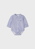 Mayoral Newborn 2713-050 Body koszulowe z długim rękawem ECOFRIENDS Niebieskie