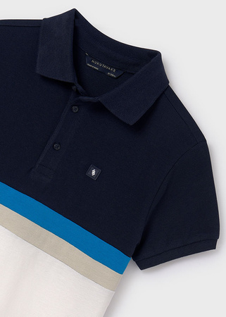 Mayoral Junior 6115-021 Koszulka polo z krótkim rękawem z kołnierzykiem dla chłopca Marino