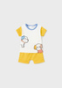 Mayoral Newborn 1621-024 Komplet 4-częściowy dla chłopca Niebiesko-żółty