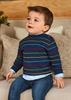 Mayoral Baby 2321-081 Sweter w paski dla chłopca Azul