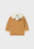 Mayoral Baby 2446-035 Bluza z kapturem zapinana na suwak dla chłopca  Cacahuete