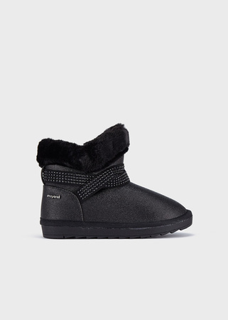 Mayoral Mini 44396-046 Botki z połyskiem Negro